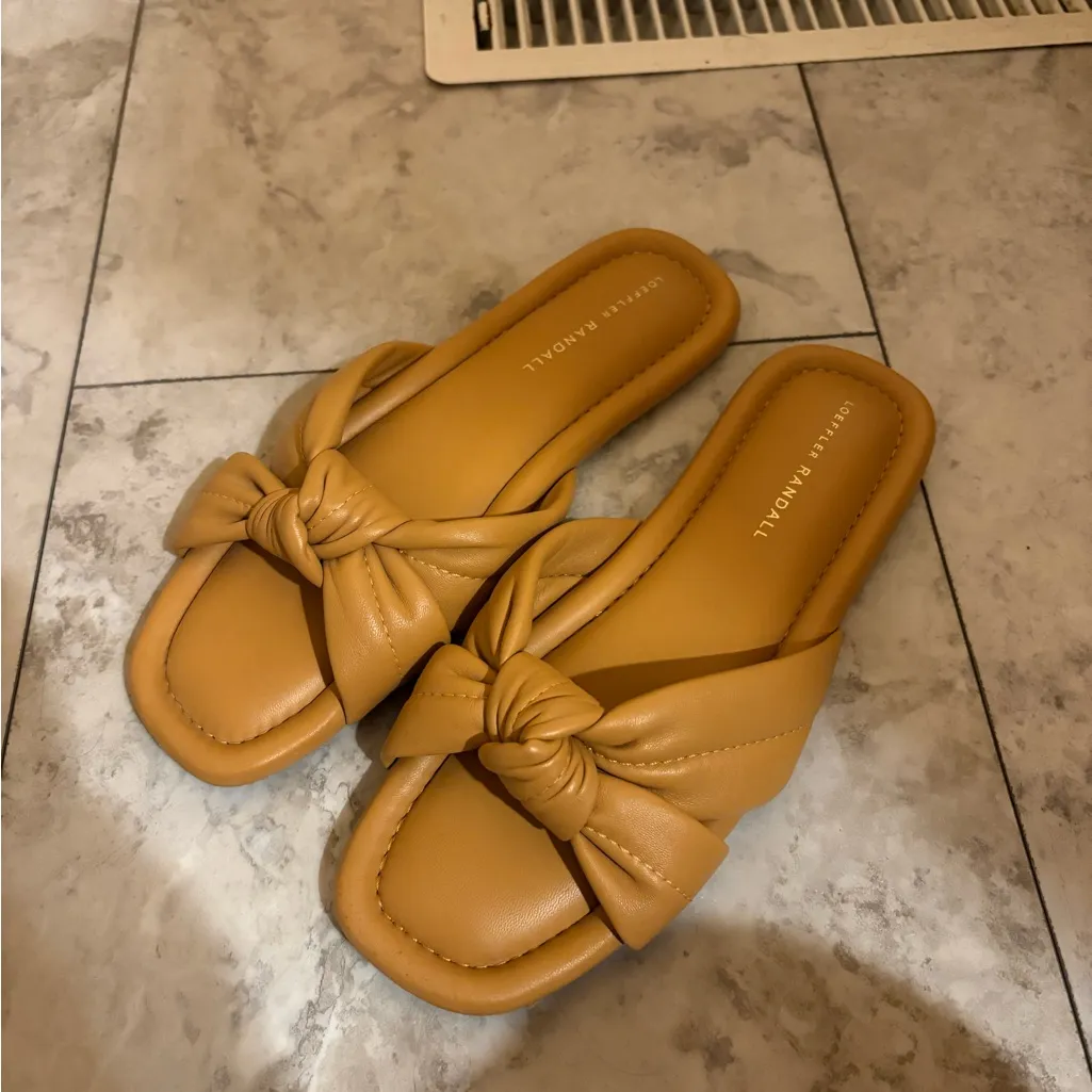 Loeffler Randall Tan Sandals - Image 2