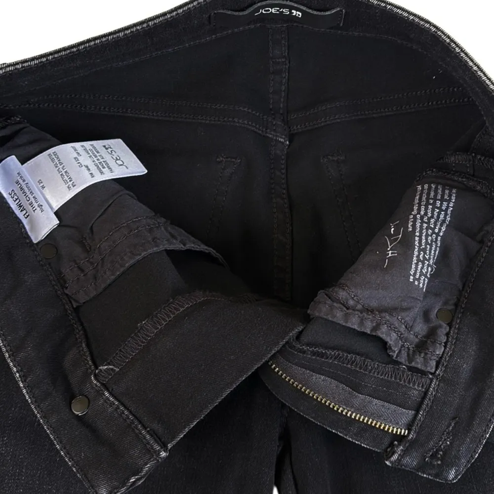 EUC Joe’s Jeans The Charlie High Rise Skinny Ankle Metallic Stripe Black Size 25 - Image 6