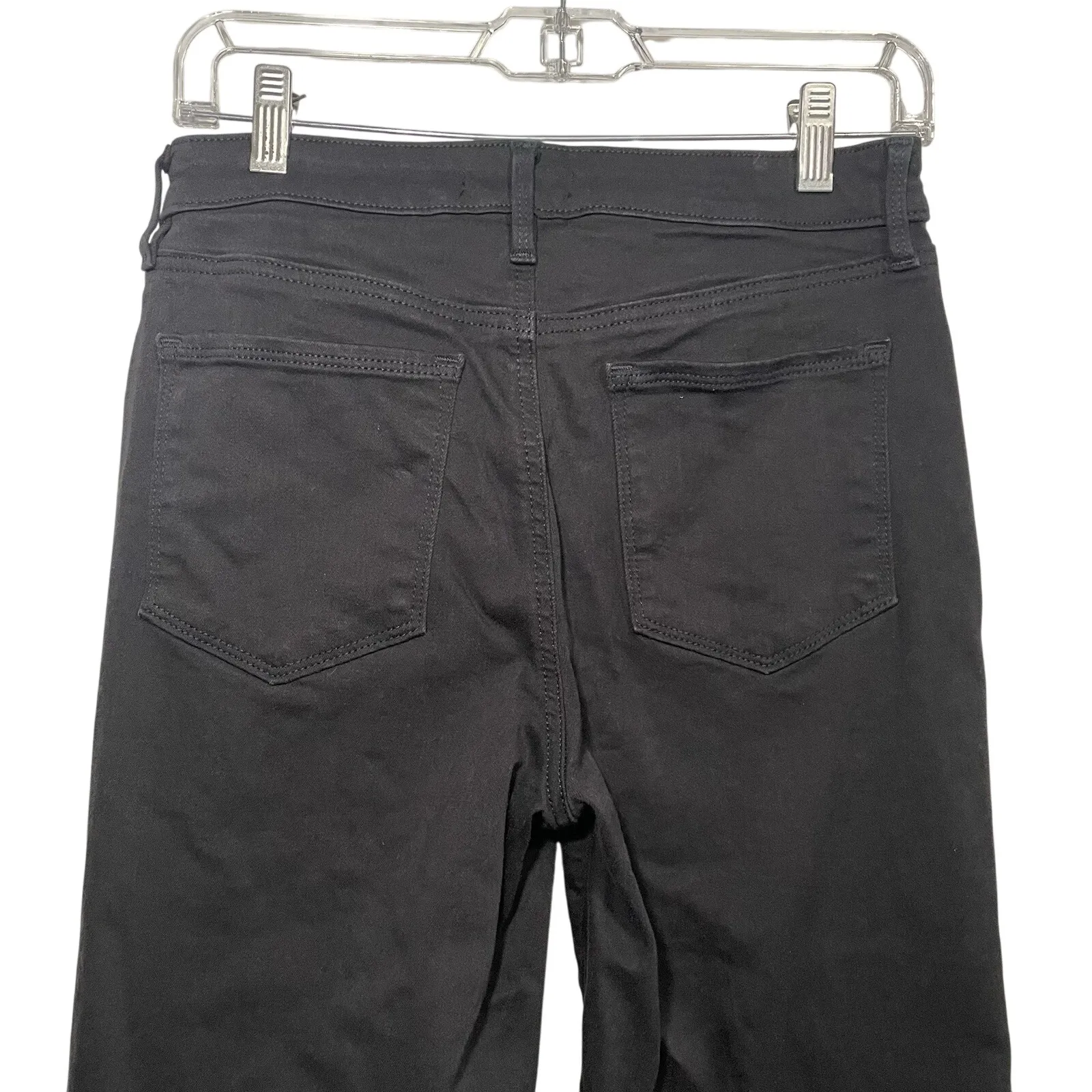 Athleta Flex Kick High Rise Flare Black Pants Womens Casual Career Size‎ 4 - Image 7