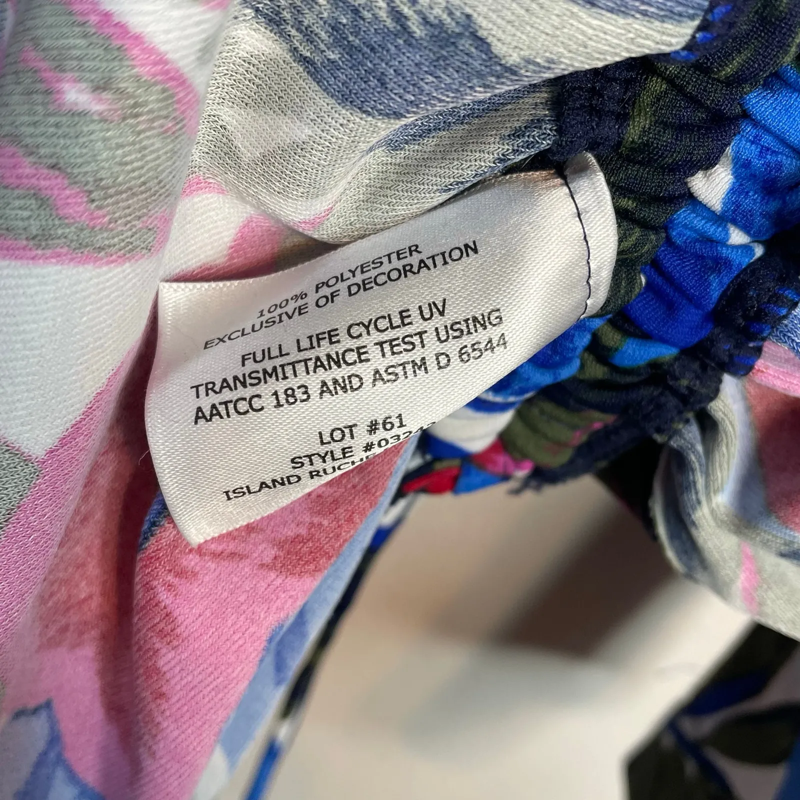 Coolibar Island Ruche Swim Shirt Swimming Rash Guard Long Sleeve Top womens L Multiple Size L - Image 11