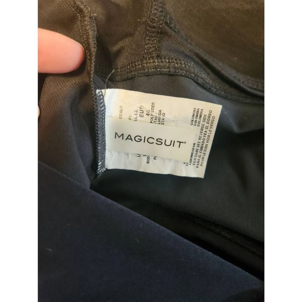 MagicSuit Women's Swimwear Bianca Romper Soft Cup One Piece Swimsuit with Adjust Blue Size 16 - Image 4