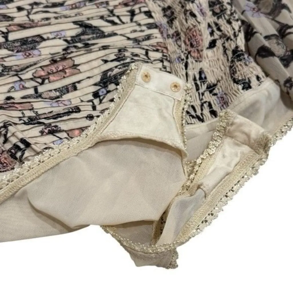 Free People Brunch Date Bodysuit Floral Coquette Cottagecore Dainty Feminine S - Image 7