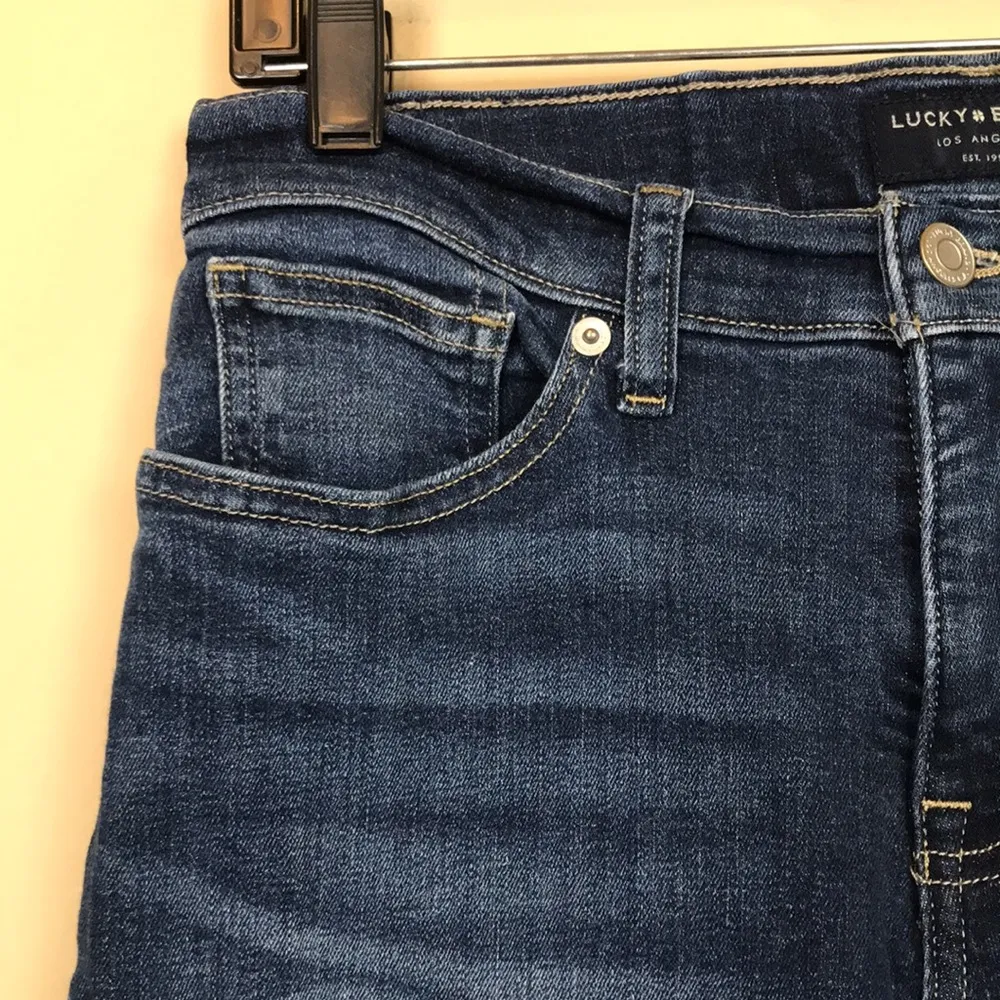 Lucky Brand Women’s Mid Rise Skinny Ava Medium Wash Ankle Denim Jeans - Image 4