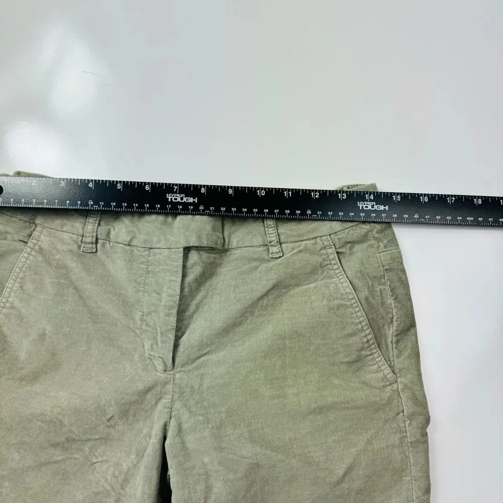 MASSCOB Made In Spain Sage Green‎ Corduroy Straight Leg Pants Size 6 - Image 4