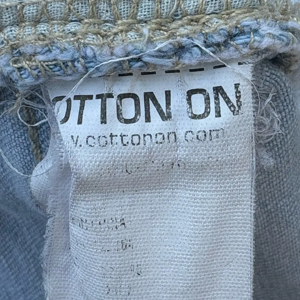 COTTON:ON Women’s Light Blue Southwest Print Denim Shorts - Image 8