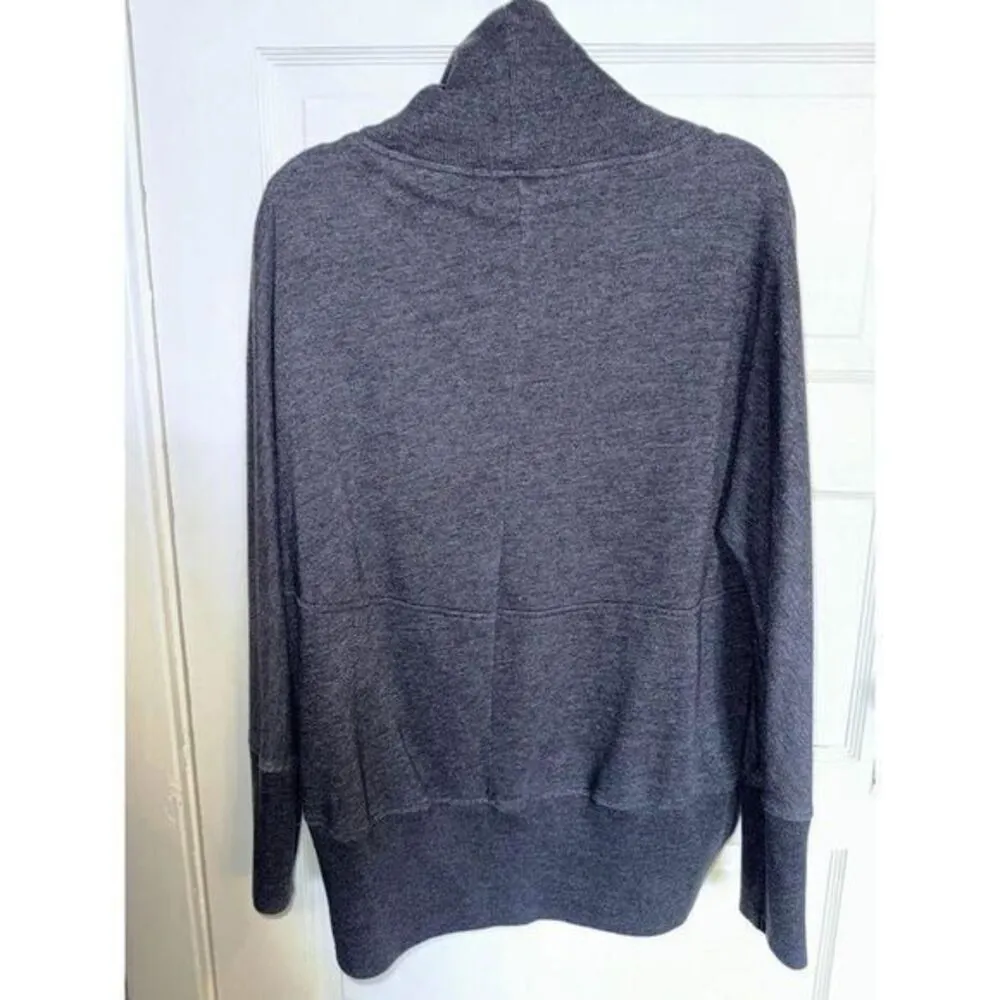 Old Navy Classic Gray Open Front Cardigan Sweater‎ Casual Cozy Layering - Image 2