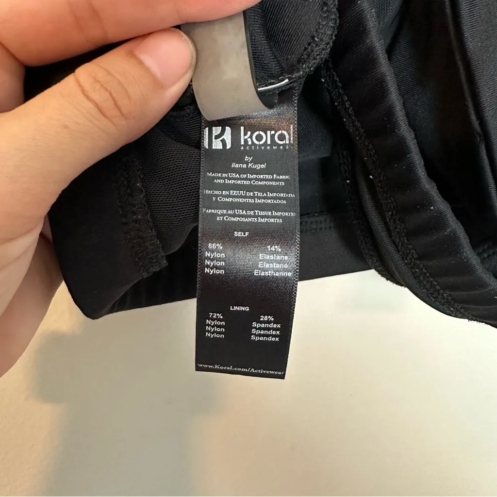 Koral Black Sports Bra - Image 8