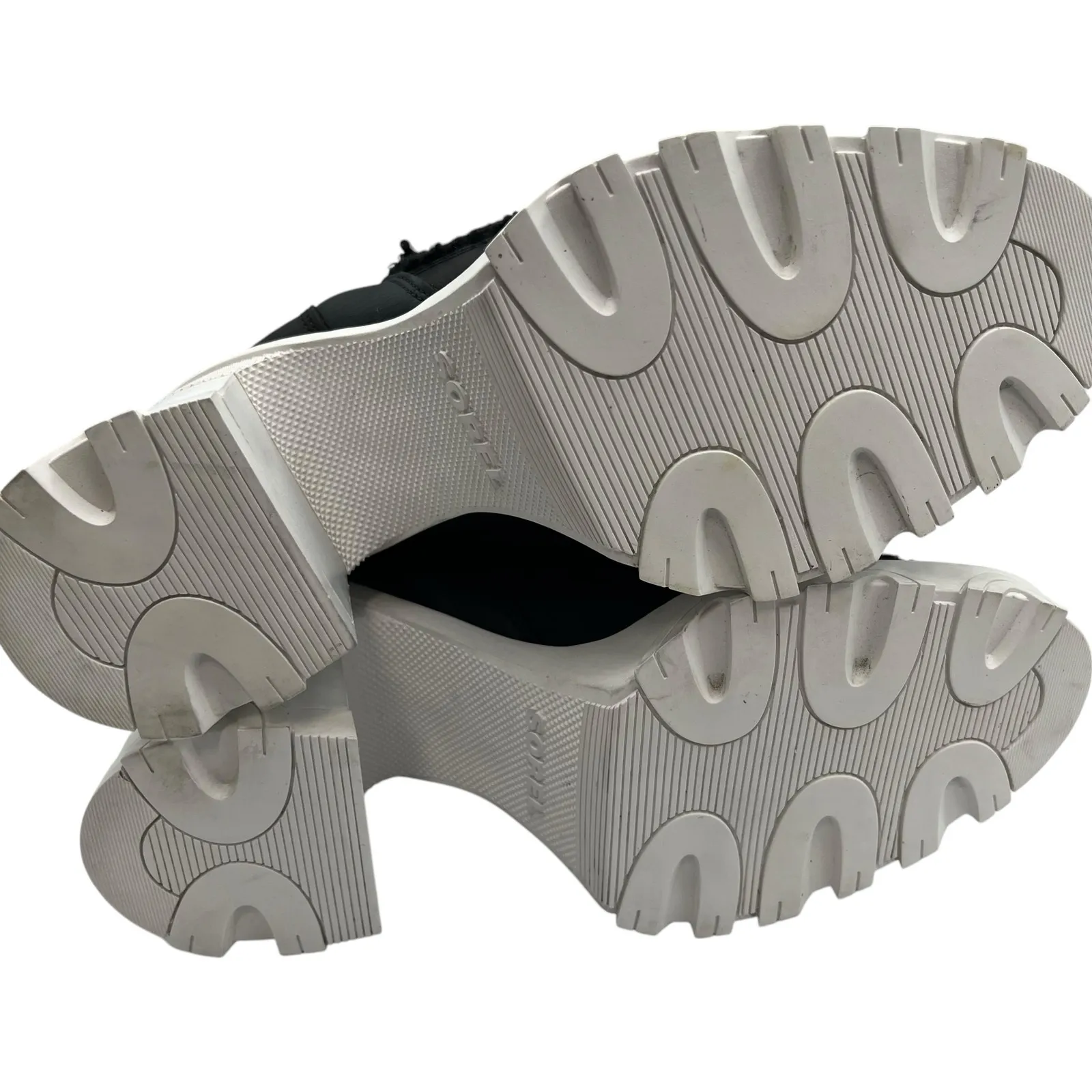 Sorel Womens Size 6.5 Waterproof Brex Heel Boots Black White Lace Up 4" NWT - Image 11