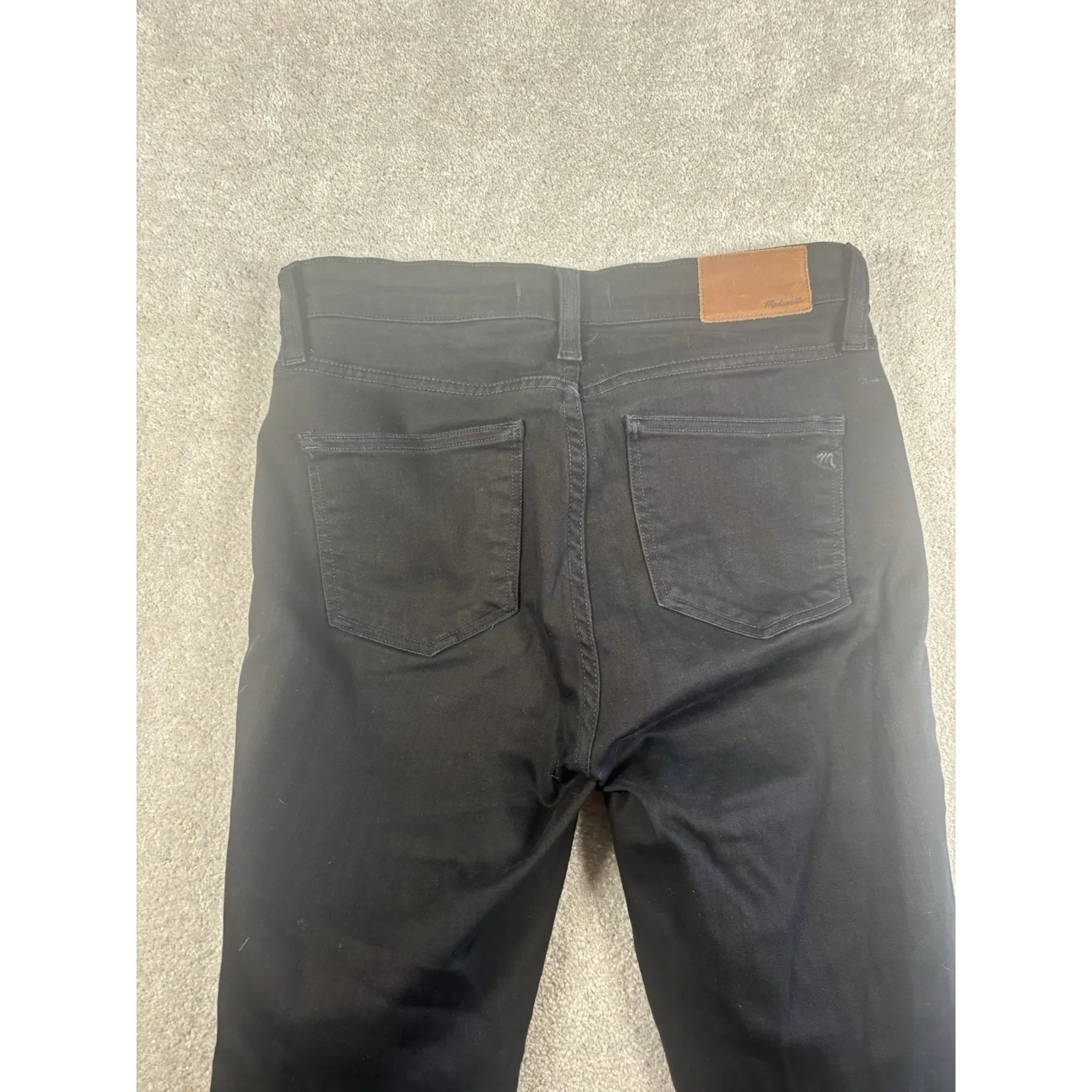 Madewell‎ 9" High-Rise Skinny Jeans in Black Size 26t Stretch - Image 6