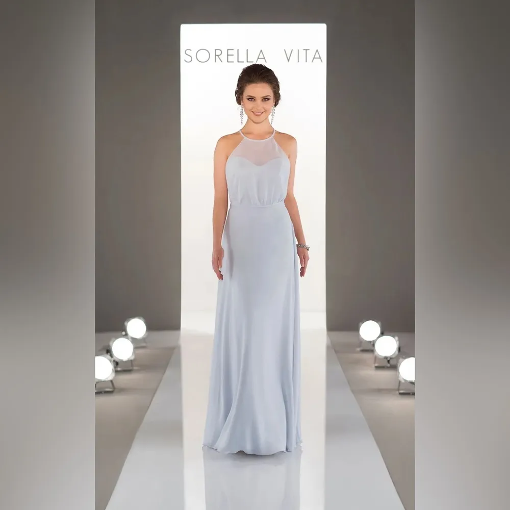 Sorella Vita Modern Flowing Bridesmaid Dress 9010 Dusty Lavender Purple Size 12 - Image 7