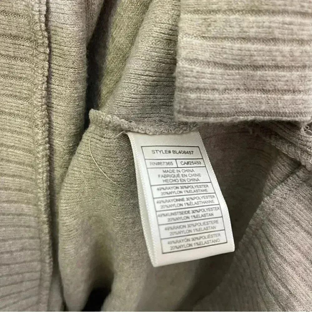 BB Dakota X Steve Madden Tuckernuck Sweater Knit Mockneck Dress Size Large nwt Tan - Image 3