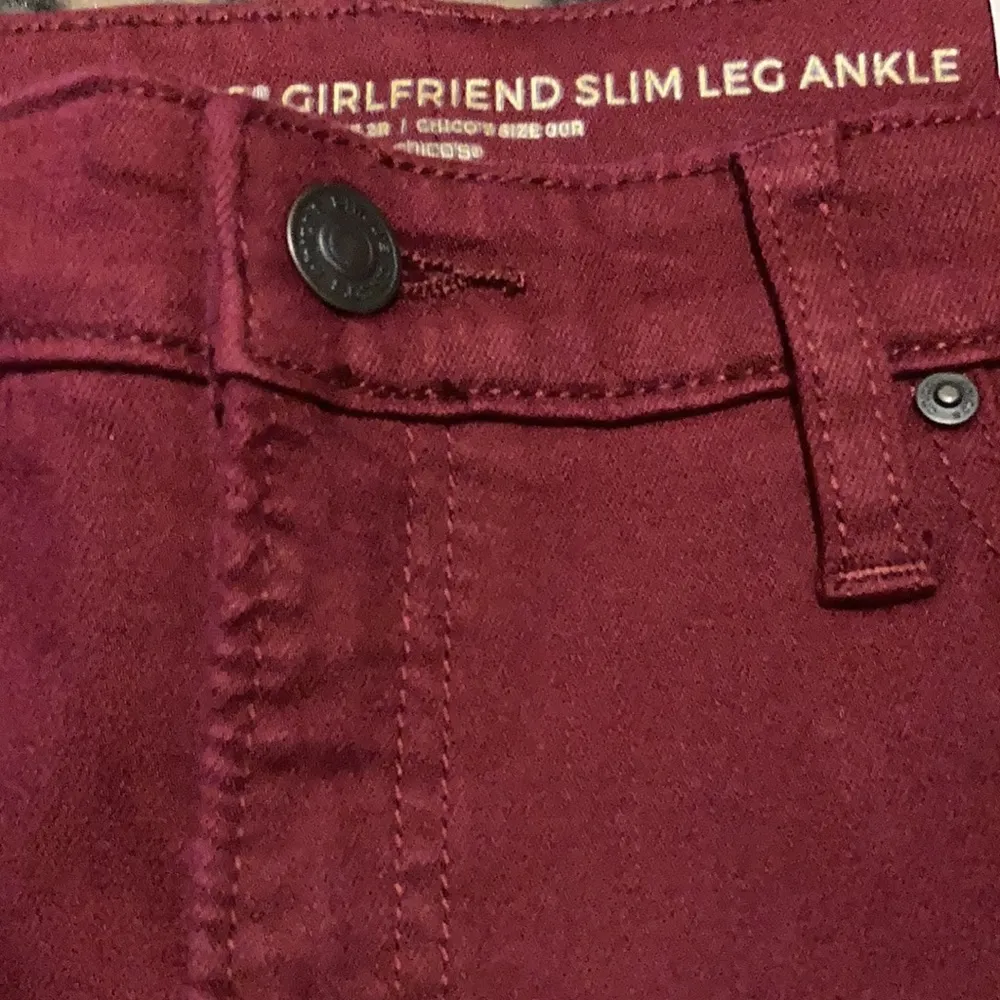 CHICO’S Ankle Jeans Women’s Size 2 So Slimming Super Soft Girlfriend Ankle Jeans - Image 8