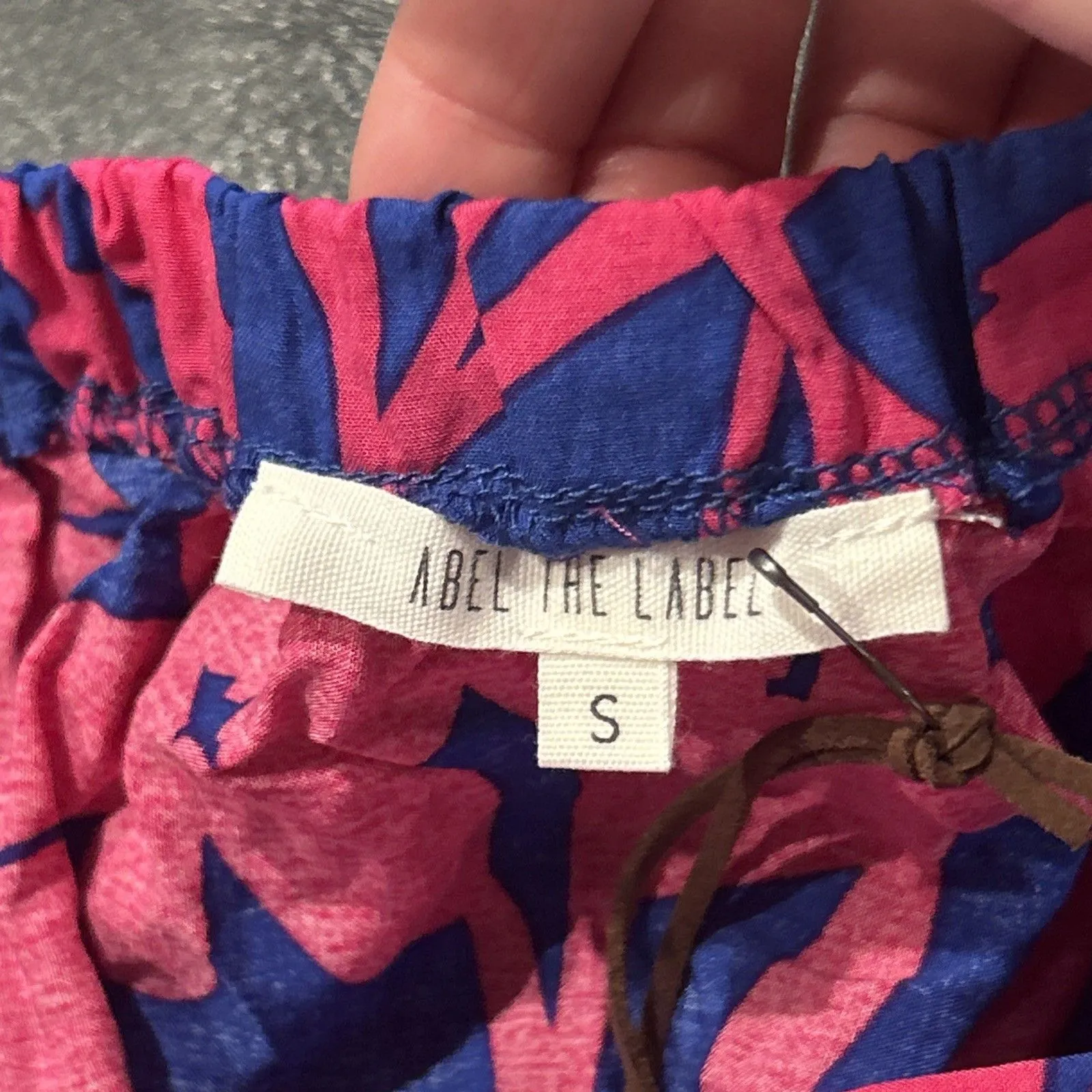 Abel the Label Maxi Skirt Womens Small Cassidy Blue Pink Floral New - Image 2