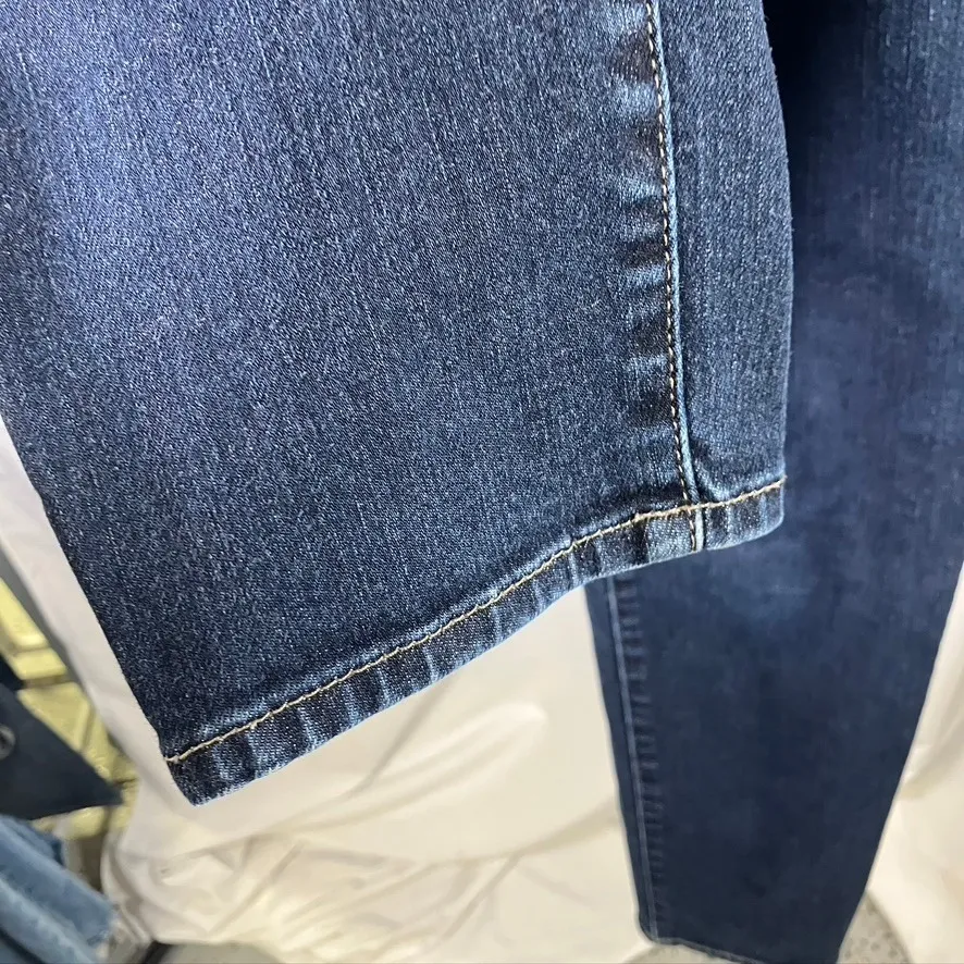 Lucky Brand Womens Mid Rise Skinny Ankle Jeans Dark Wash Size‎ 6/28 Distressed - Image 5