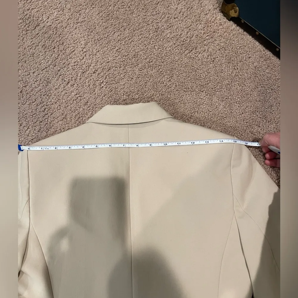 TOMMY HILFIGER Nude single button blazer jacket - Image 10