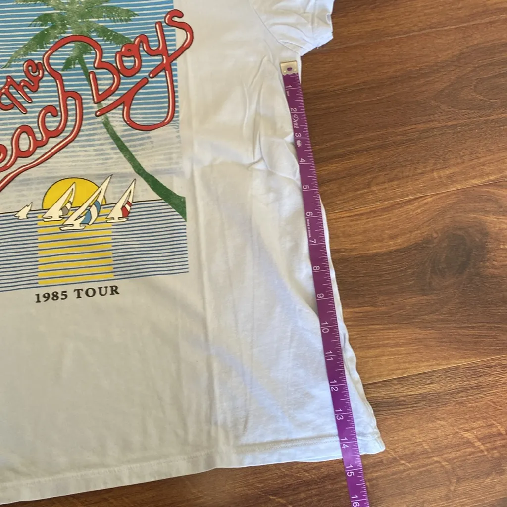 The Beach Boys 100% Cotton 80s Reproduction 1985 Tour Graphic T - Image 5
