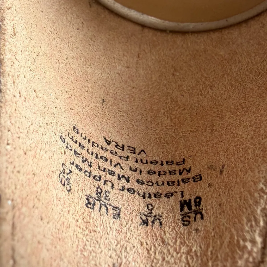 Naturalizer Vera Sandals Chunky Block Heel Silver Metallic size 8 ankle strap - Image 7