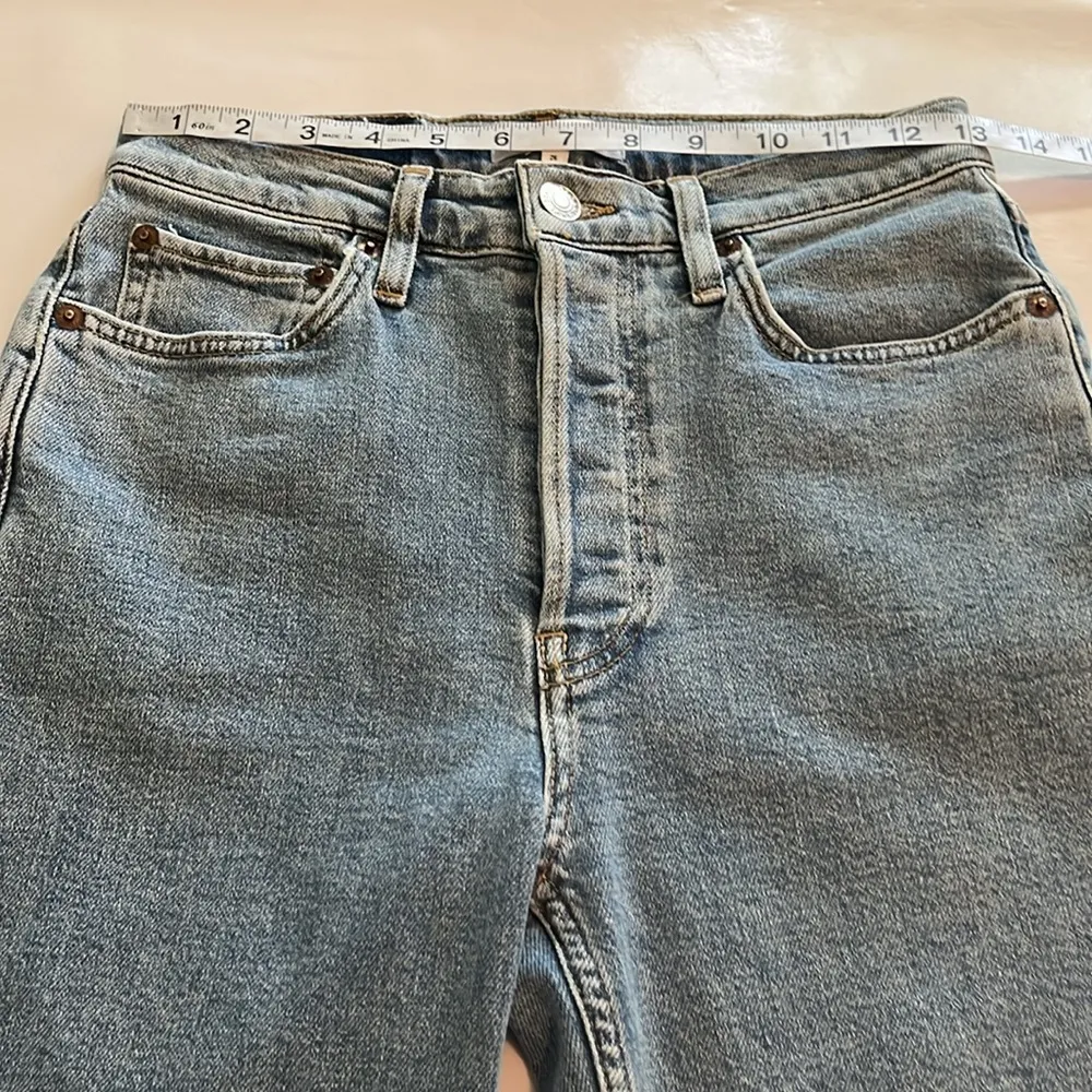 Re/Done 90’s High Rise Ankle Crop Size 26 - Image 4
