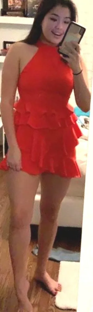 Revolve Red Open back dress - Image 2