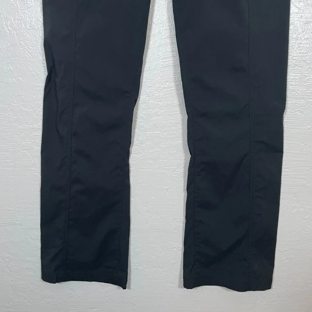 Royal Robbins Women 8 Black Nylon Hiking Pants Pockets Lightweight Granola Gorp - Image 2