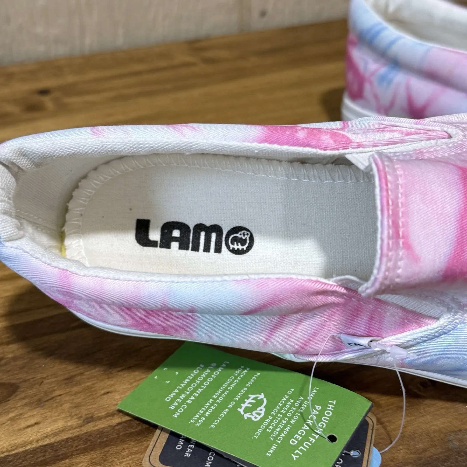 Lamo Lucy Slip On Women's Shoes Size 9 Canvas Tie Dye‎ Casual - Image 7