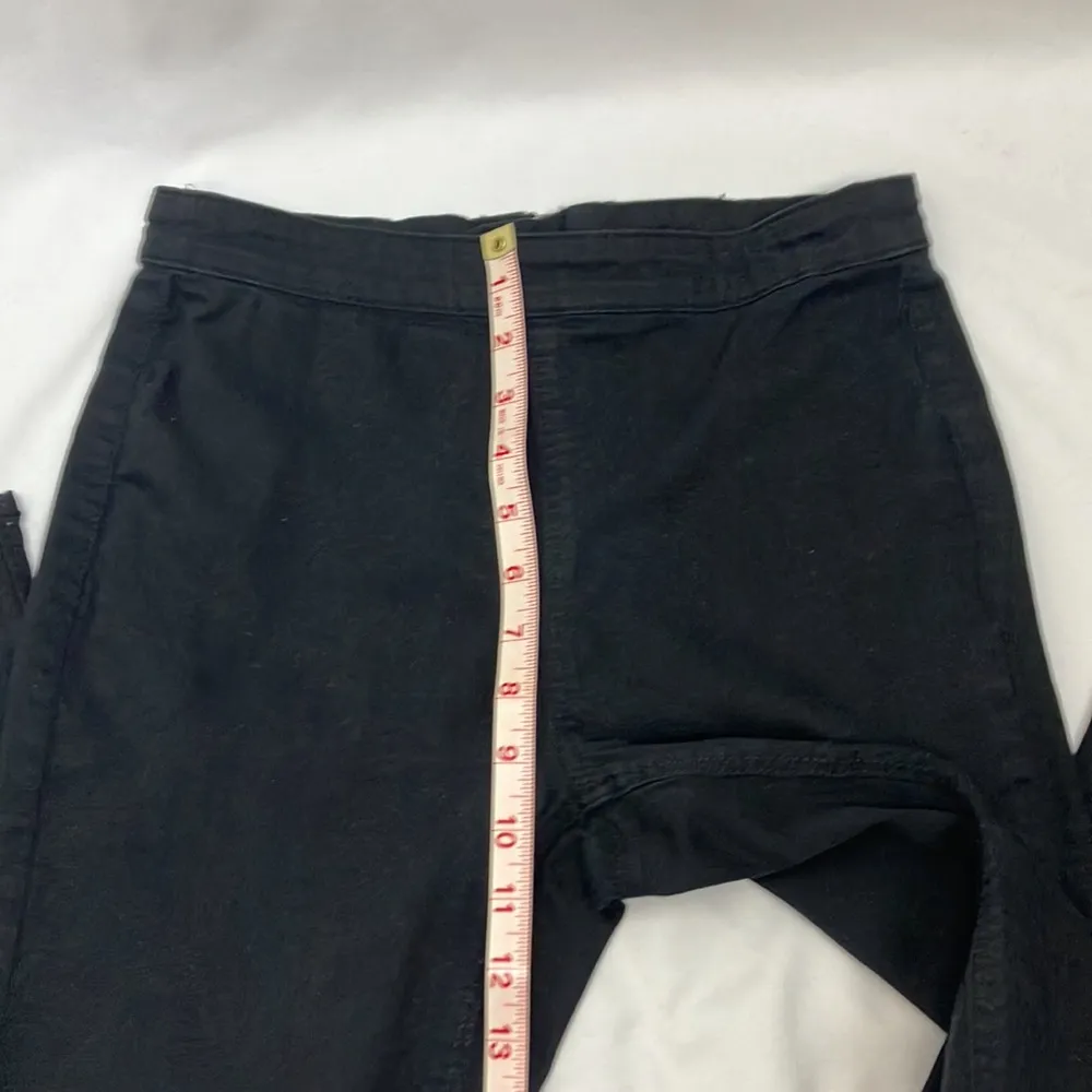 H&M Divided black high waisted straight leg pants woman’s size 6 European size - Image 4