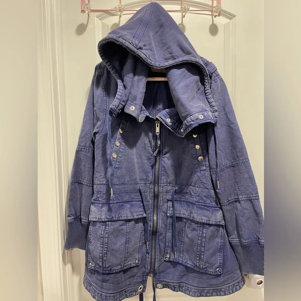 Free People Surplus Future Parka Utility Jacket Size S - Image 8