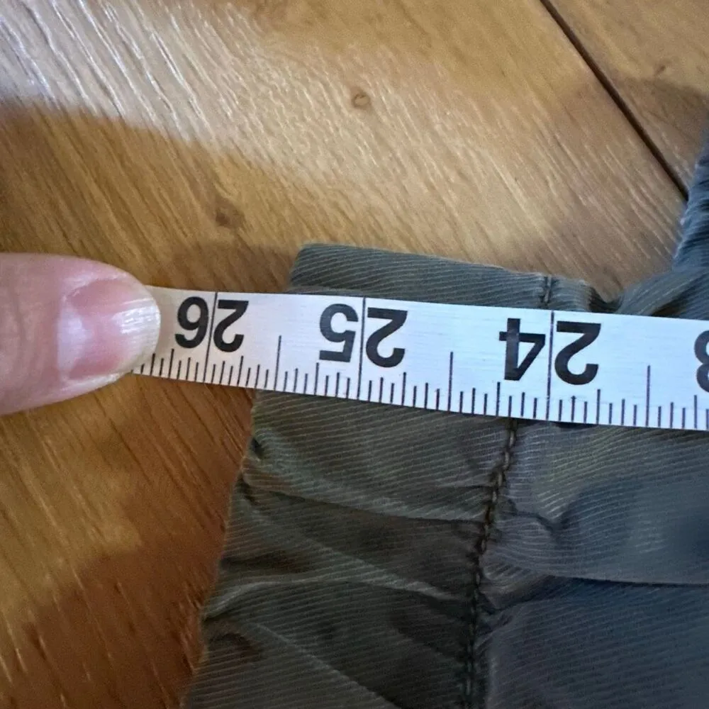 Anthropologie green cargo joggers 26 - Image 10