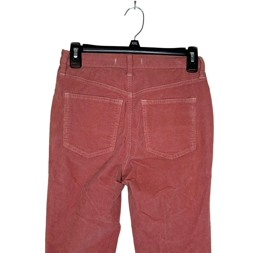 We The Free People Women's Pants Mid-Rise Skinny Corduroy Raw Hem Brown 25 NWT‎ - Image 8