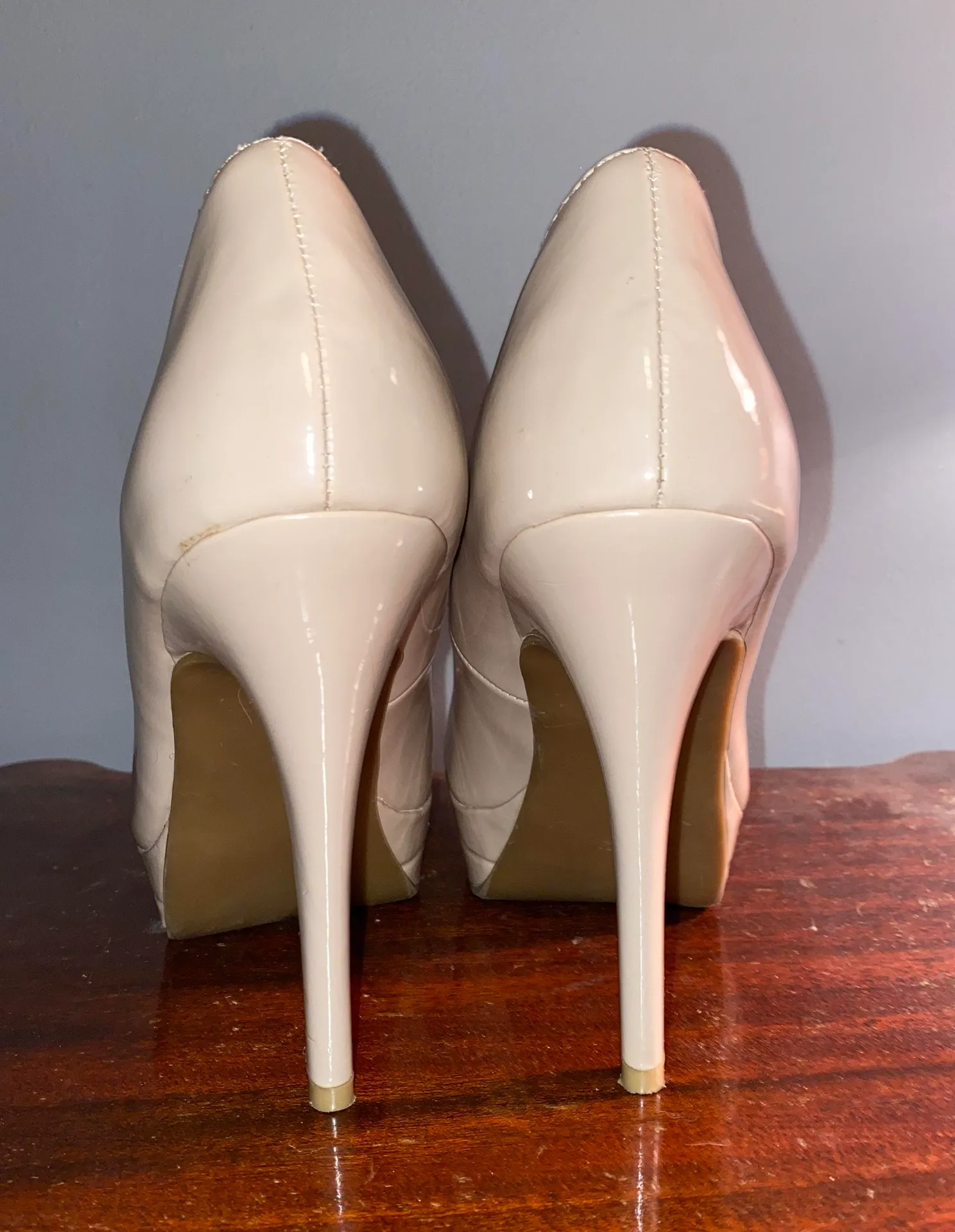 LC Lauren Conrad Nude High Heels - Image 2