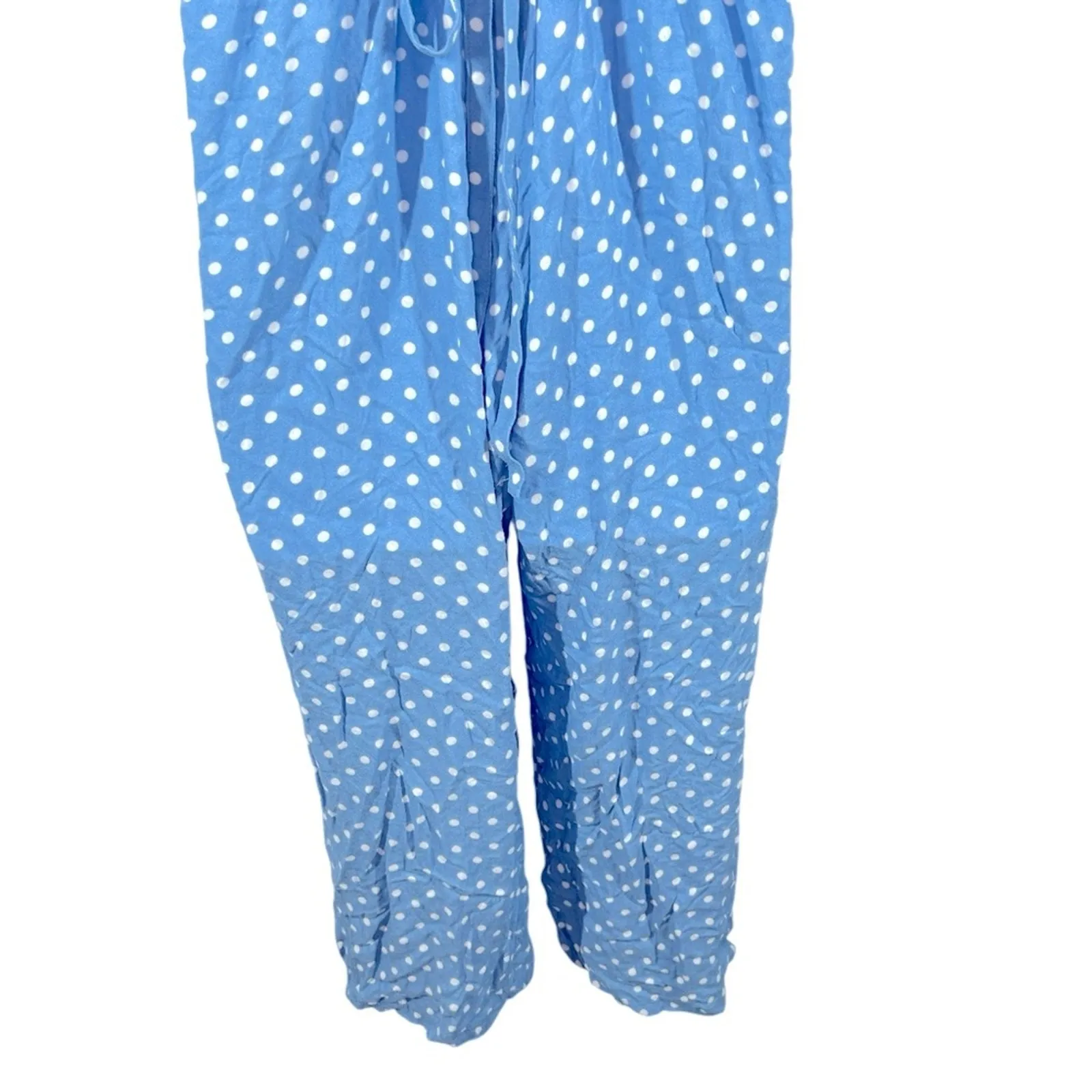 Torrid Blue Polka Dot Wide-Leg Jumpsuit Size 1X – Chic & Flowy - Image 10