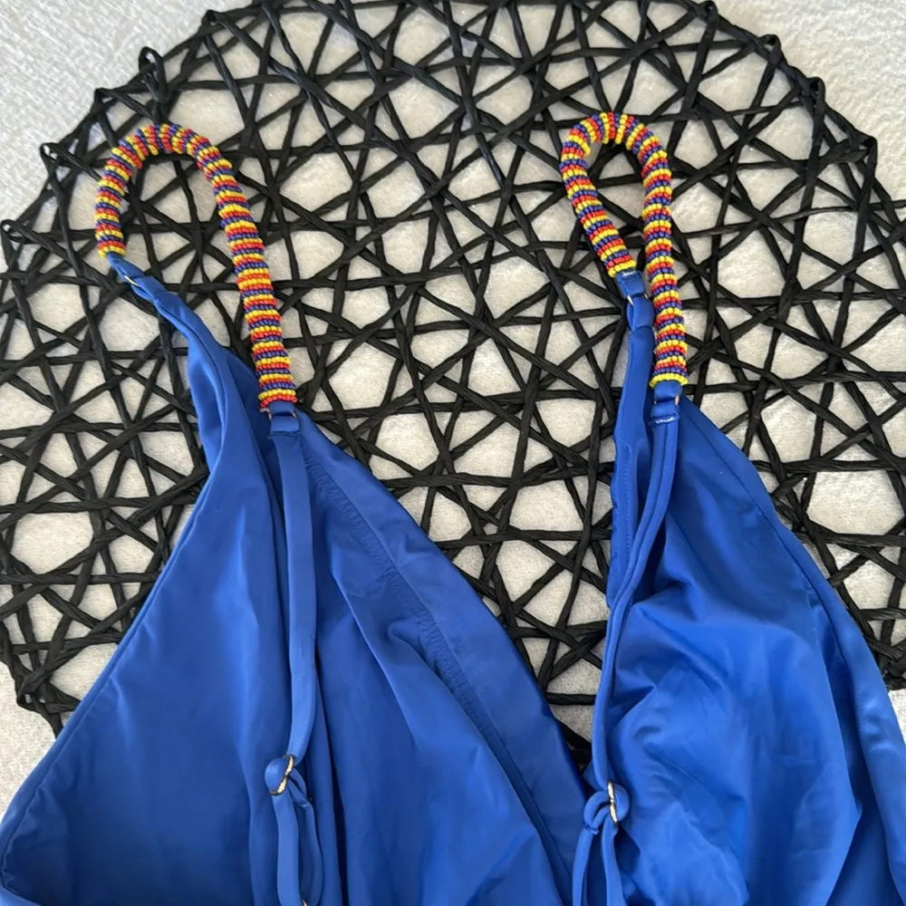 Farm Rio  Beaded Strap One-Piece Swimsuit, Medium, $195 - Image 10