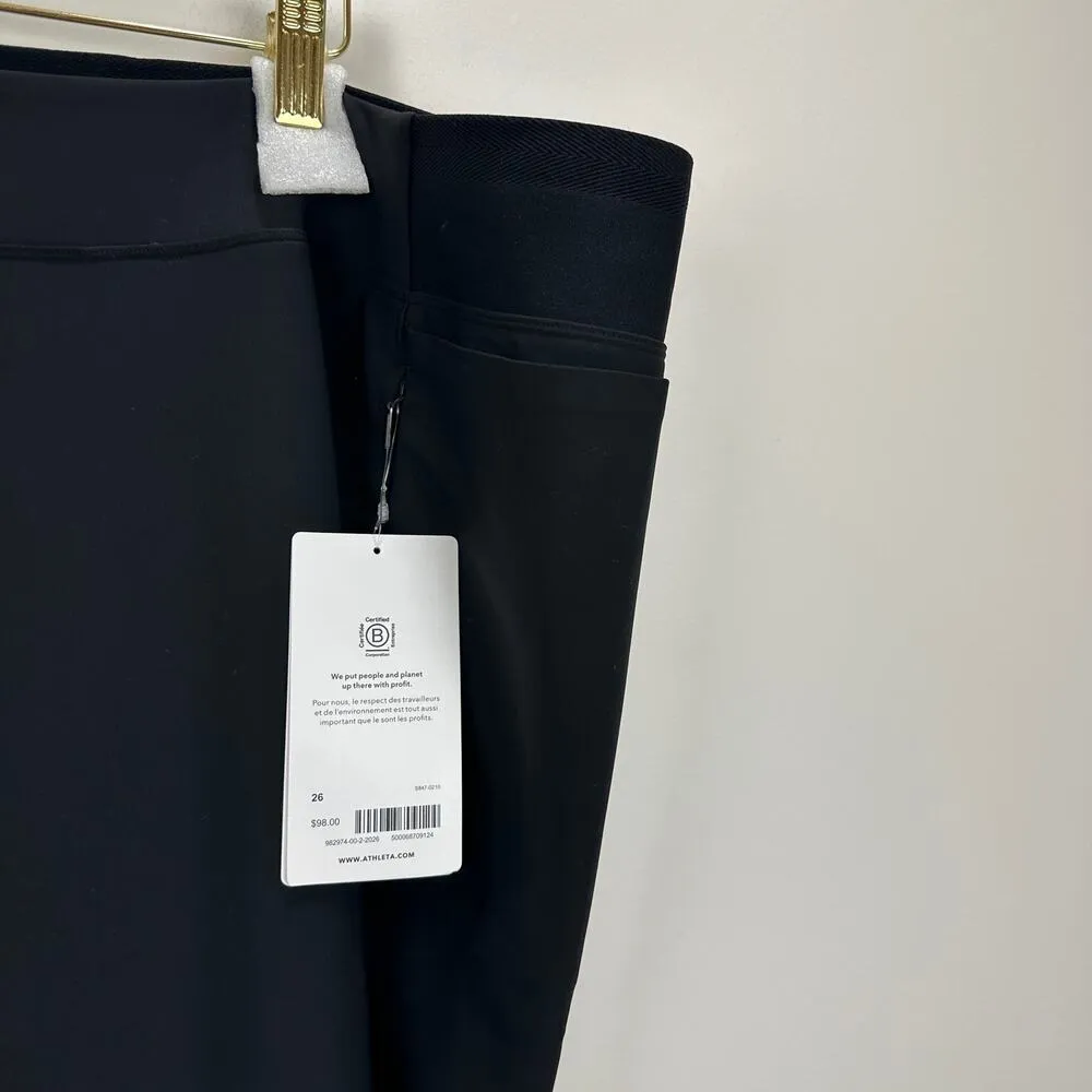 Athleta Stellar Tight Pant Pocket Plus Size Black Plus Size Athleisure US 26 NWT - Image 8