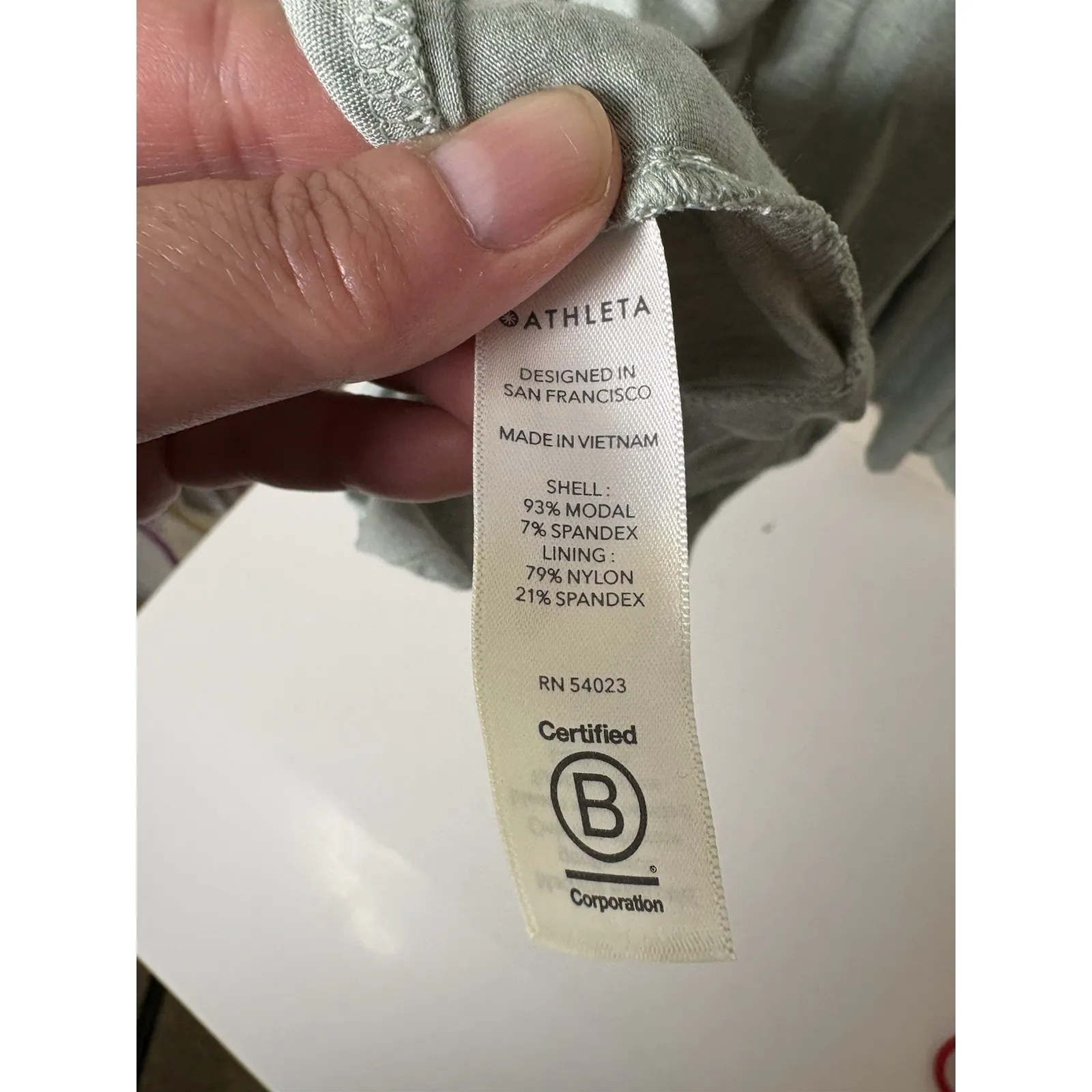 Athleta Womens Size S Dress Santorini Athleisure Travel Green Built In Bra - Image 8