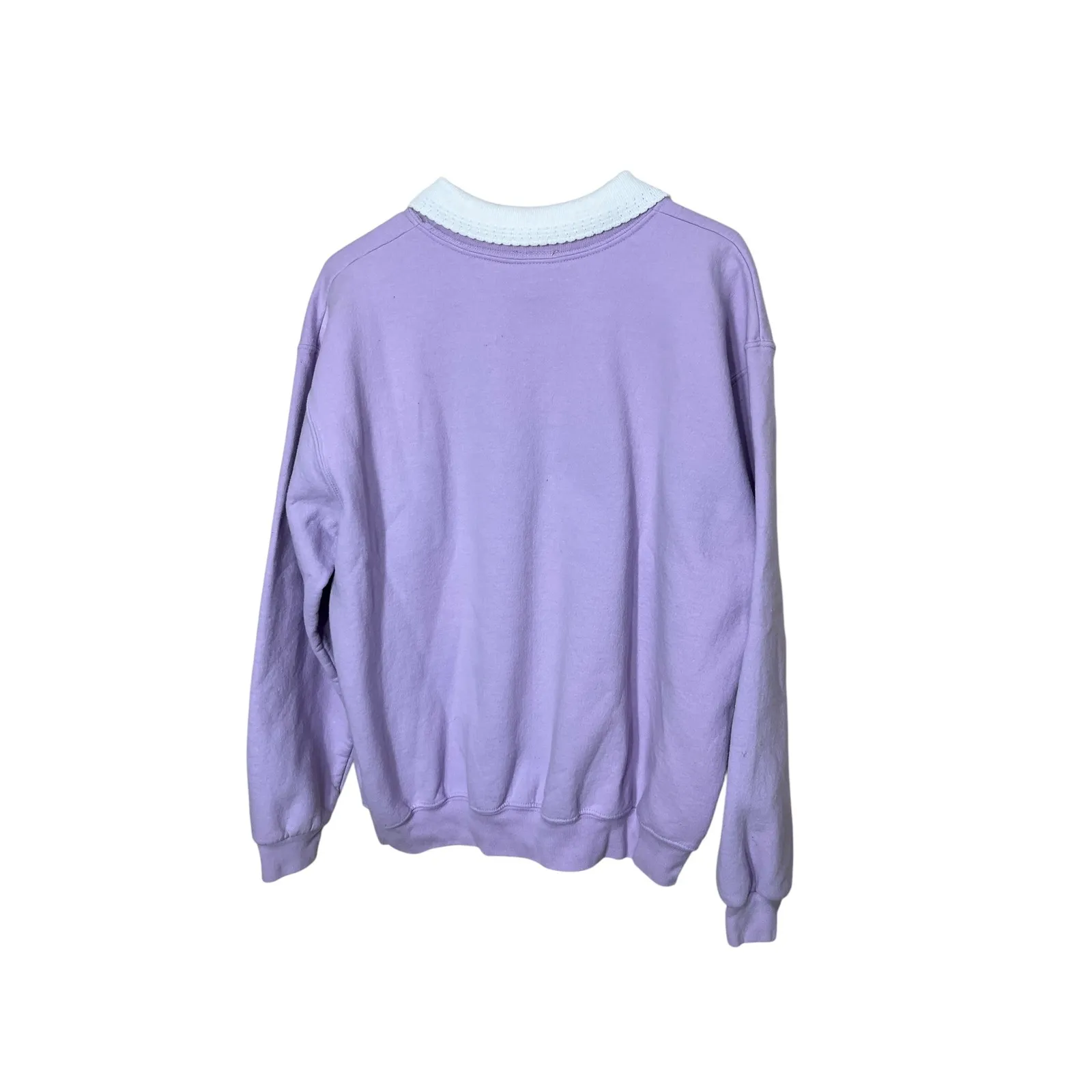 Top Stitch Morning Sun XL Purple‎ Snowman Lighthouse Crewneck Sweatshirt Purple - Image 6