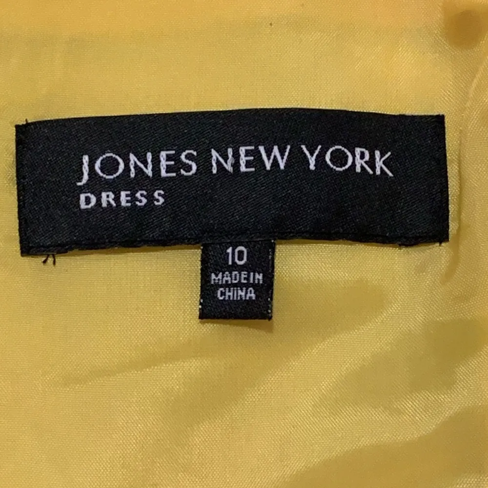 JONES NEW YORK Silk Chiffon Dress Sz:10 - Image 7