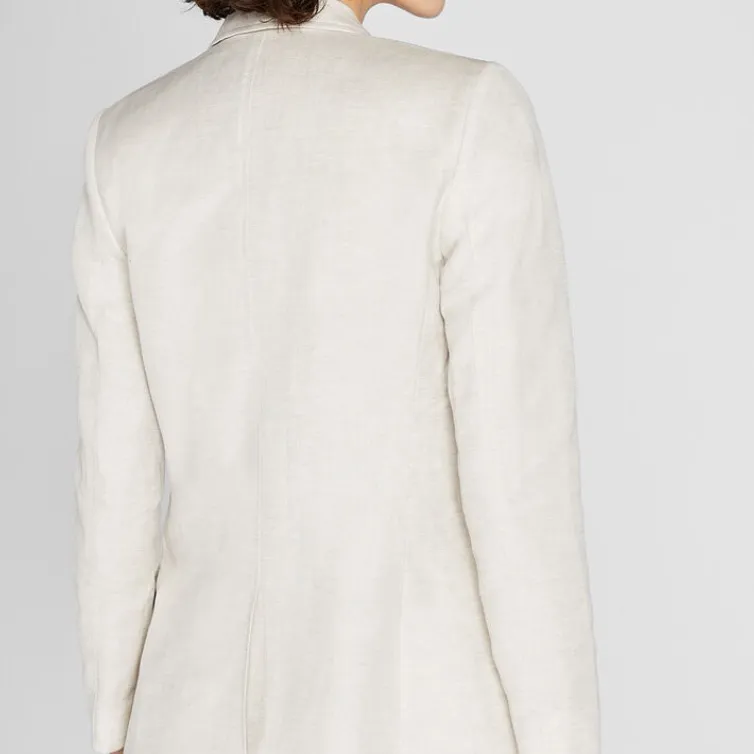 Club Monaco white wool women’s blazer size 2 - Image 2