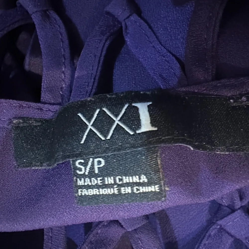 Purple Cross neck dress - Image 3