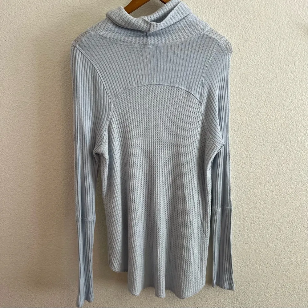 We the Free Kristina Thermal Long Sleeve Waffle Knit top XS - Image 4