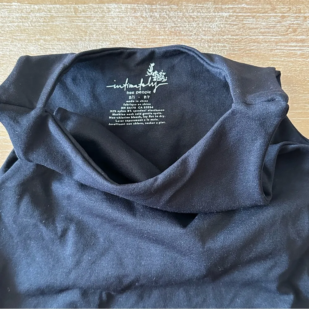 Free People Intimately Black Crop Tank - Image 4