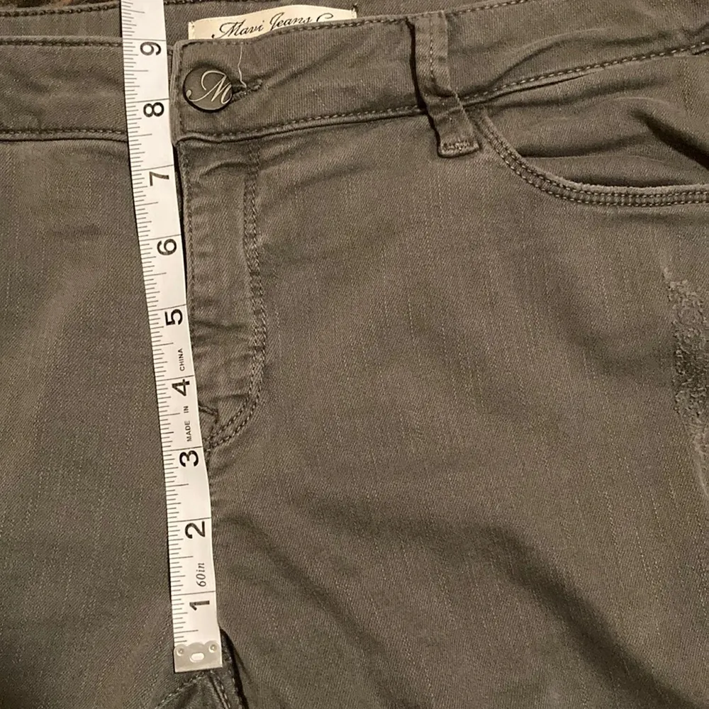 GUC MAVI Jeans ADA Boyfriend Fit Distressed Jeans Women’s Size 10 Green - Image 12