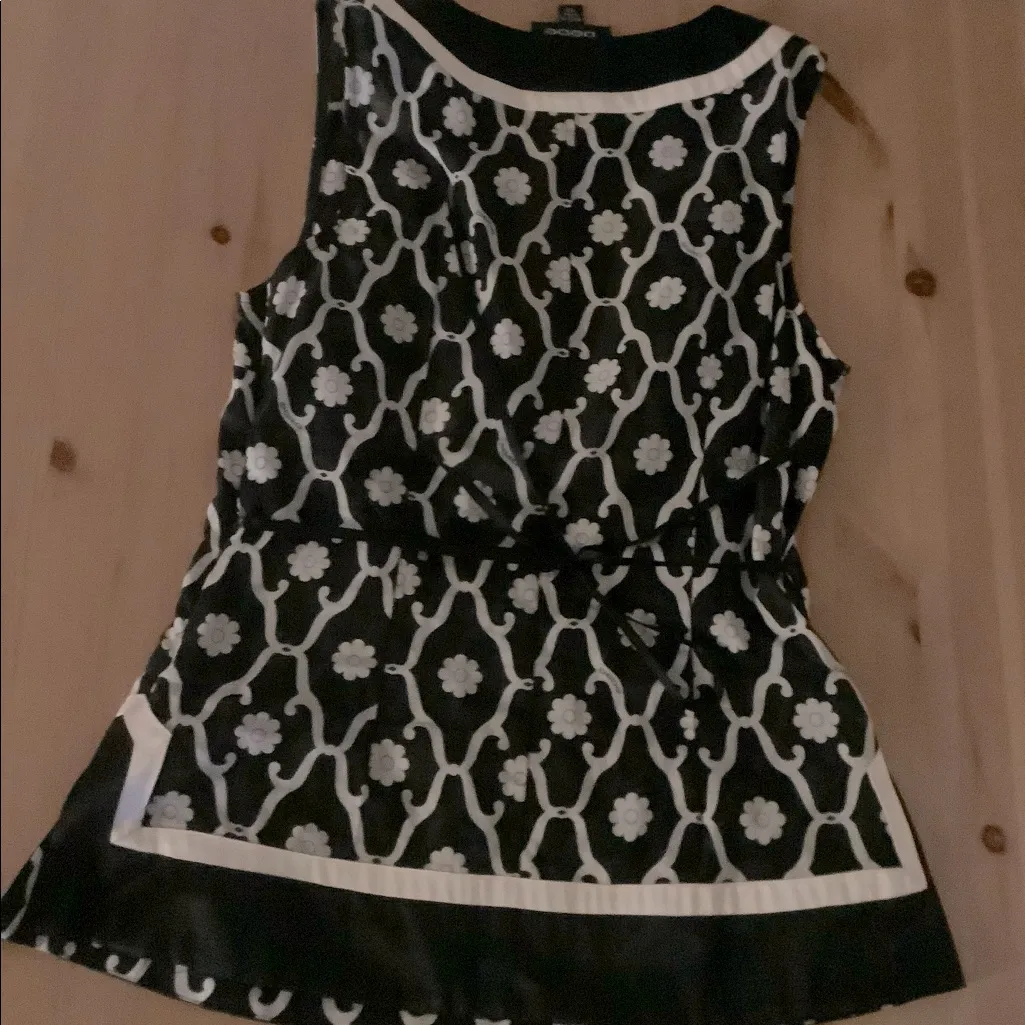 Linen/ Silk Bebe Woman’s blouse top - Image 5