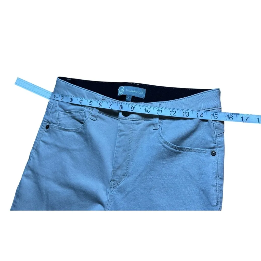 Wit & Wisdom Grey Casual Pants Womens Size 6 Mid - Image 4