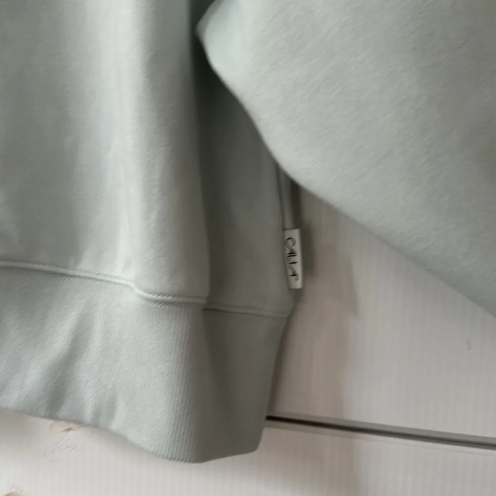 CALIA by Carrie Underwood Cropped Zip Hoodie Calming Green 1X - Image 7