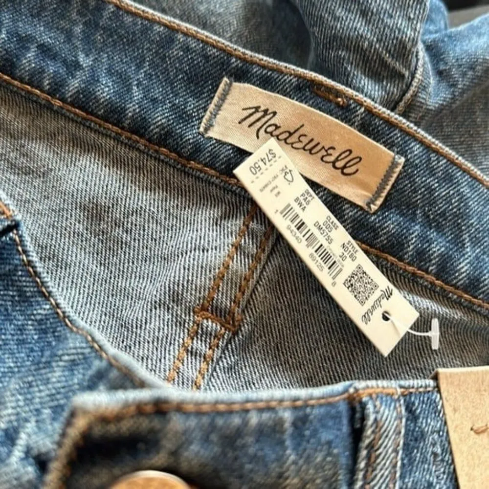 NWT Madewell The Perfect Jean Short in Burnett Wash: TENCEL™ Lyocell - Image 7