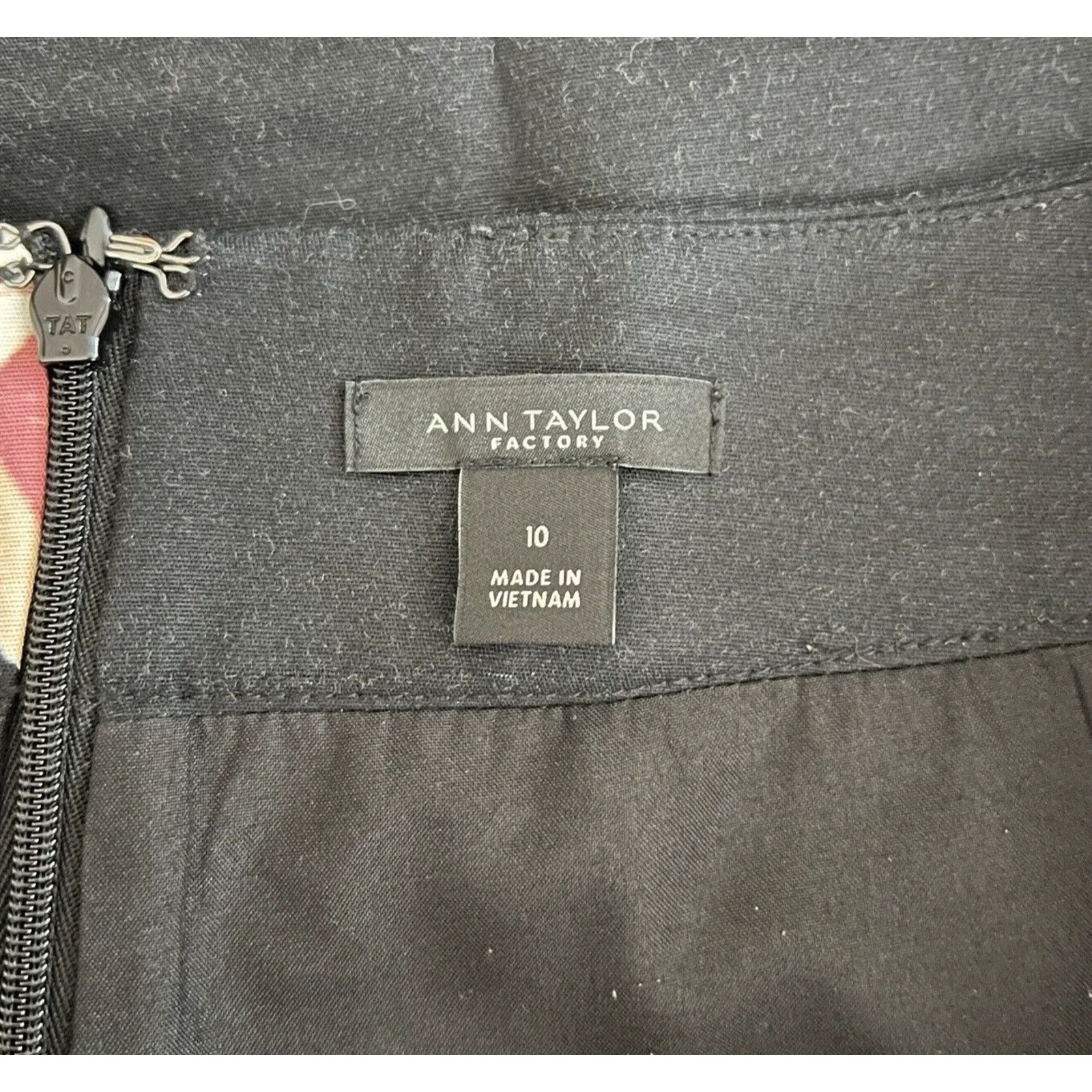 Ann‎ Taylor Skirt Womens 10 Pink Floral Pencil Straight Mini Skirt Casual Office - Image 5