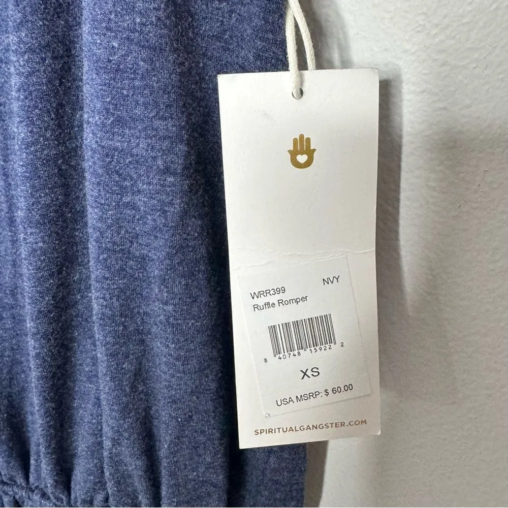 Spiritual Ganster navy romper size XS - Image 4