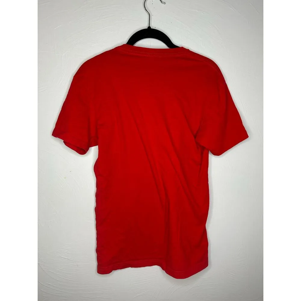 Fifth Sun "Tacos and Cerveza" Short-Sleeved T-Shirt Size XS Red Tee Crewneck - Image 2