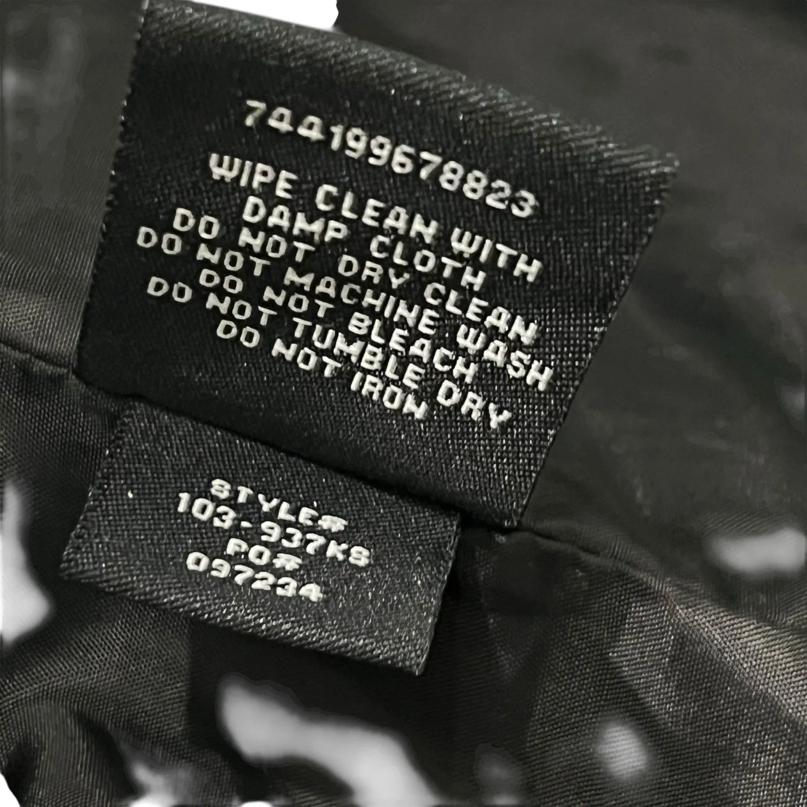 J2 Women's Faux Leather Jacket Black Moto Biker Zipper Long Sleeve Size Medium* - Image 11