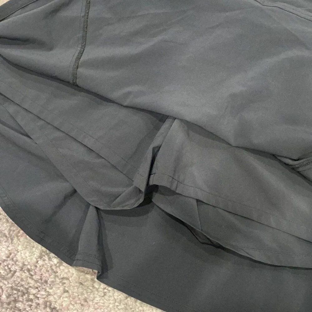 Athleta Women’s Black Everyday Skort Tennis Sport Athletic Wear Sz 2 - Image 5